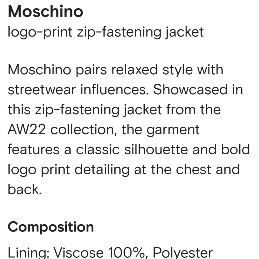 Moschino Jacket 😍 - Picture 12 of 12